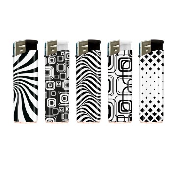 Zapalniczka Atomic F11 Black and White 50/1000