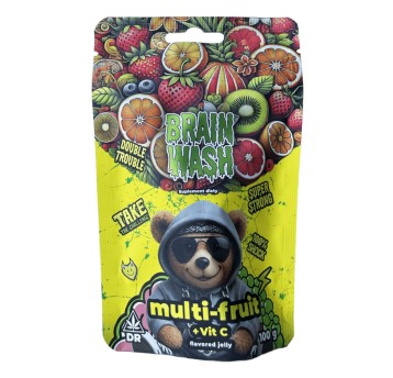 Żelki Konopne Brain Wash 100g Multi Fruit