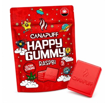 Żelki Konopne Canapuff Happy Gummy 20g Raspbi