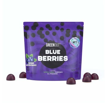 Żelki konopne Green Out Blueberries 140g