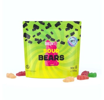 Żelki konopne Green Out Sour Bears 130g